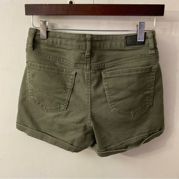 Aeropostale MIDI Army Green Short 4 Cabincore Fisherman Gorpcore Boho Normcore - Picture 2 of 10